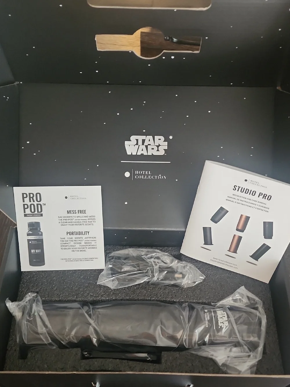 NIB Star Wars Black Darth Vader Studio Pro Scent Diffuser